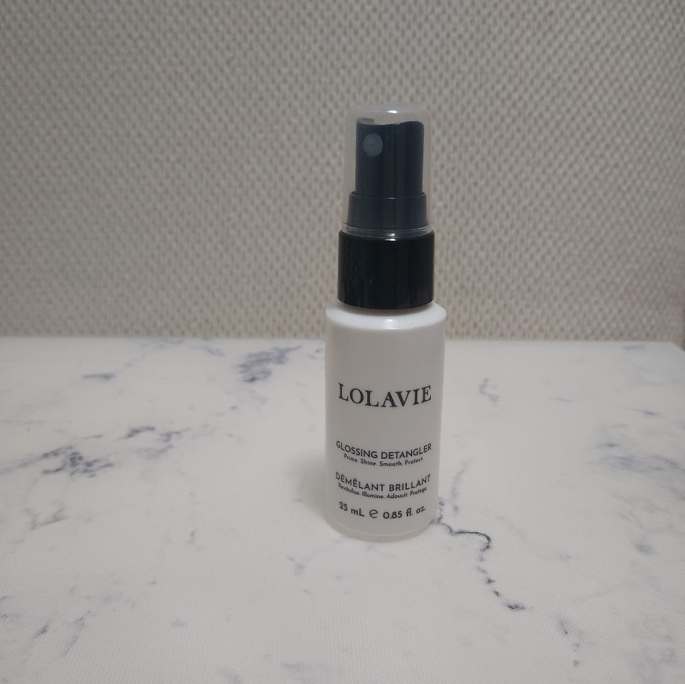LOLAVIE GLOSSING DETANGLER  PRIME SHINE SMOOTH PERFECT Travel Size 0.8oz/25ml